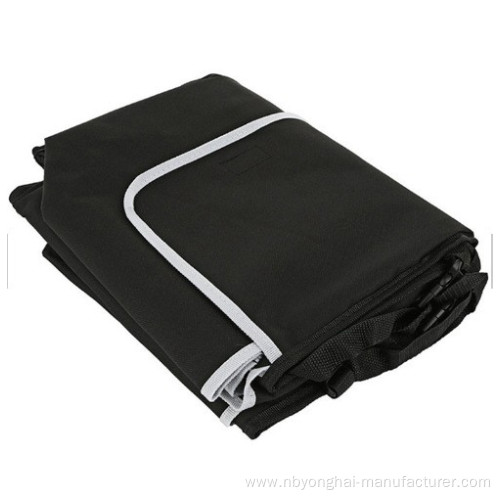 Storage bag behind car chair